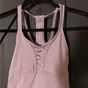 Nike Mauve Strappy Sports Bra